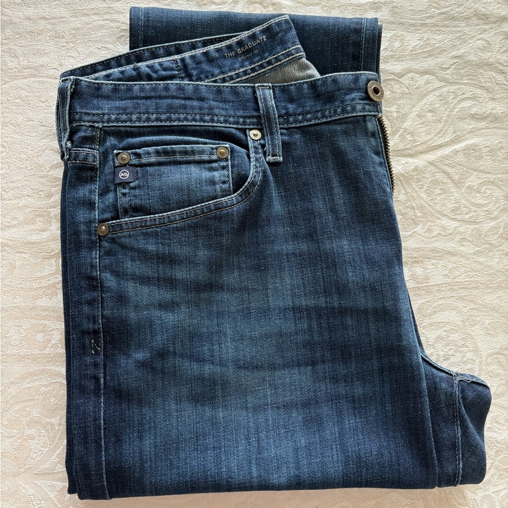 AG jeans the Graduate Men's Blue Denim Jeans